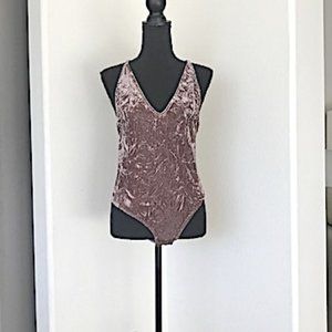 Maker of Dreams Crushed Velvet Bodysuit